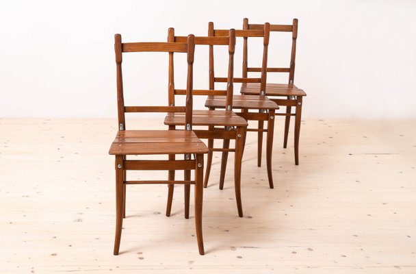 Early 20th Century Dining Chairs by Valentin Jadrníček, 1890s, Set of 8-MJR-2020013