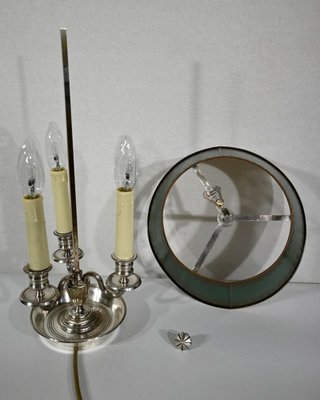 Early 20th Century Empire Style White Metal Hotbed Lamp, 1890s-RVK-1420381