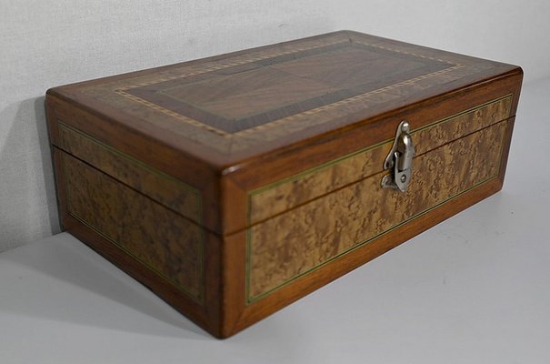 Early 20th Century Inlaid Wood Box-RVK-1420626