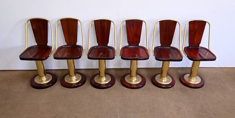 Early 20th Century Liner Chairs, England, Set of 6-RVK-1711129