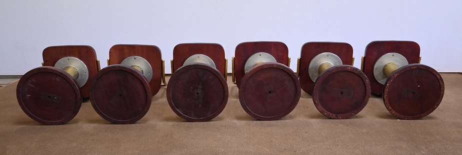 Early 20th Century Liner Chairs, England, Set of 6-RVK-1711129