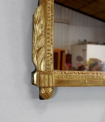 Early 20th Century Louis XVI Style Golden Wood Mirror-RVK-1328641