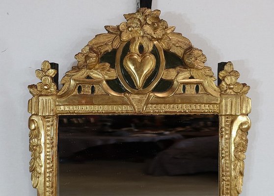 Early 20th Century Louis XVI Style Golden Wood Mirror-RVK-1328641