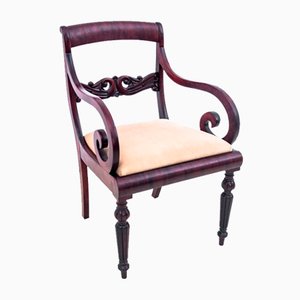 Early 20th Century Mahogany Biedermeier Armchair, 1890s-BXB-1793574