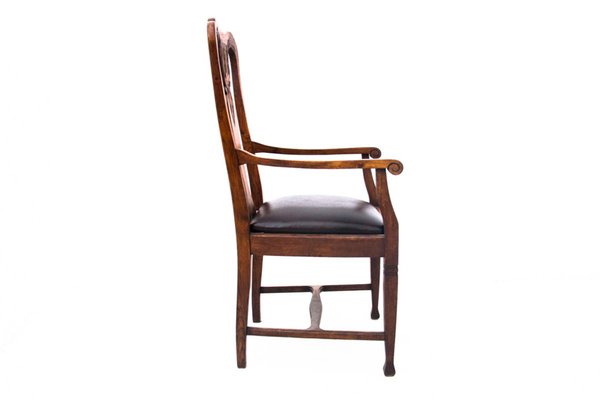 Early 20th Century Oak Armchair, Western Europe, 1910s-BXB-1758306