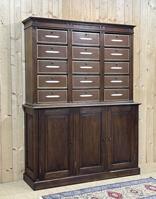 Early 20th Century Oak Cabinet from Chalmette Paris-QYF-1801172