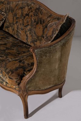 Early 20th Century Sofa with Floral Fabric, 1900s-RCE-1761030