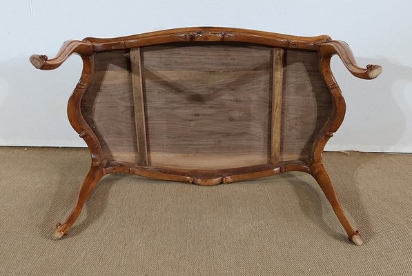 Early 20th Century Solid Walnut Living Room Table in the Style of Louis XV-RVK-1250569