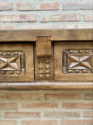 Early 20th Century Spanish Console Table with 2 Drawers and Turned Legs-NOU-1022859