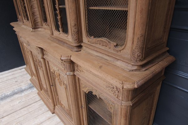 Early 20th Century Stripped Oak Bookcase, 1890s-TAT-1751881