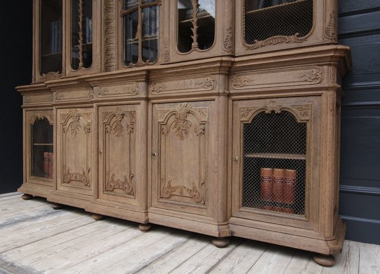 Early 20th Century Stripped Oak Bookcase, 1890s-TAT-1751881