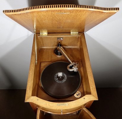 Early 20th Century The Voice of His Master Gramophone Music Furniture-RVK-1182268