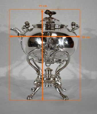 Early 20th Cethly Samovar in Silver Metal from Maison Christofle-RVK-1386424