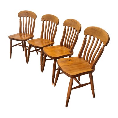 Early 21st Century Pine Dining Chairs from Cottage, 1990s, Set of 4-VHW-2017121