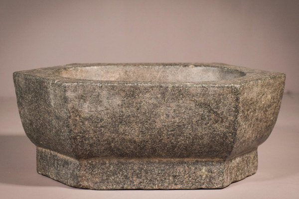 Early Antique Eastern Carved Stone Bowl-AOI-1350940