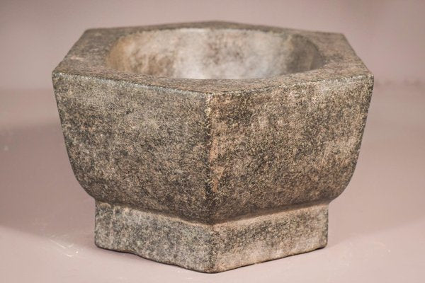 Early Antique Eastern Carved Stone Bowl-AOI-1350940