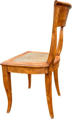 Early Biedermeier Dining Chairs in Fruit Wood, Germany, 1850s, Set of 4-WZZ-1760056