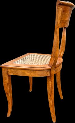 Early Biedermeier Dining Chairs in Fruit Wood, Germany, 1850s, Set of 4-WZZ-1760056