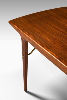 Early Coffee Table in Teak and Brass attributed to Johannes Andersen, 1950s-SC-2026080