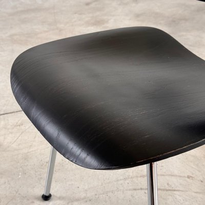 Early Eames DCM Dining Chairs in Black attributed to Herman Miller, 1950s, Set of 2-KHT-2039644