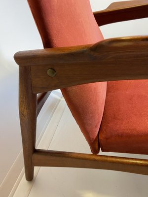 Early Edition Owel Chair in Teak by Ib Kofod-Larsen for Carlo Gahrn, 1950s-HKY-1782167