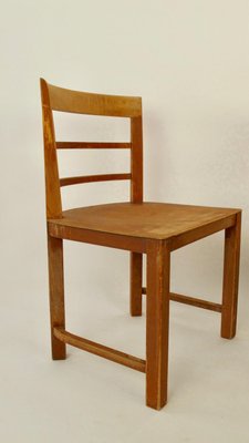 Early Modernistic Wooden Chairs, Austria, 1925, Set of 3-BAF-2032814