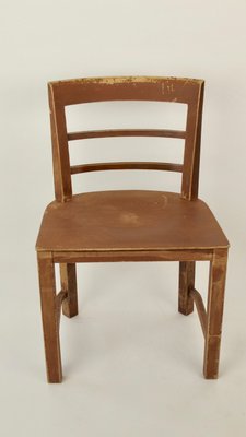 Early Modernistic Wooden Chairs, Austria, 1925, Set of 3-BAF-2032814