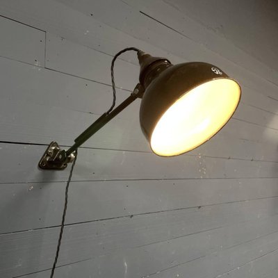 Early Rademacher Wall Lamp with Marked Enamel Roof-NPL-1720254