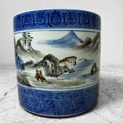 Early Shōwa Era Porcelain Hibachi, Japan, 1930s-DWL-1816168