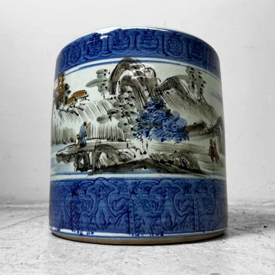 Early Shōwa Era Porcelain Hibachi, Japan, 1930s-DWL-1816168