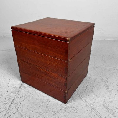 Early Shōwa Urushi Jūbako Wooden Stacking Boxes, Japan, 1930s-DWL-1737187