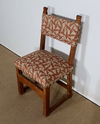 Early Twentieth Century Oak Chairs in the Style of Monastic, Set of 4-RVK-1146817