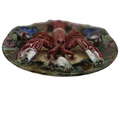 Earthenware Lobster Plates, Portugal, 1930s, Set of 2-TCS-1135291