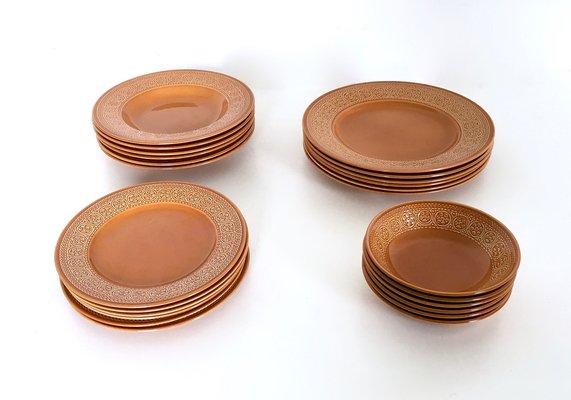 Earthenware Margherita Dinner Set by Antonia Campi for Laveno, 1965, Set of 24-JPQ-2041319