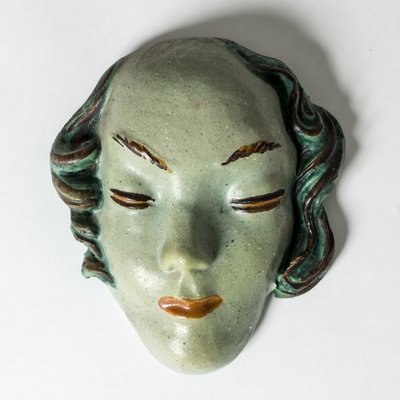 Earthenware Mask by Allan Ebeling, 1930s-NL-1718961