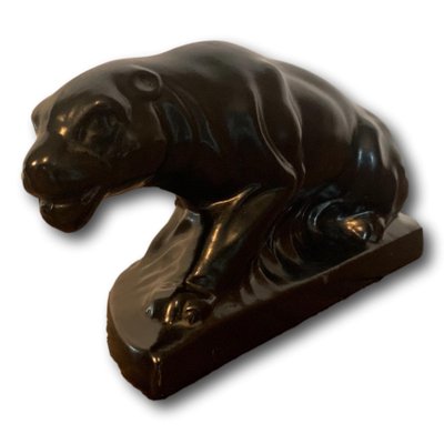 Earthenware Panther from Dubois, 1920s-VBM-859179