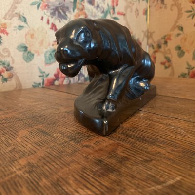 Earthenware Panther from Dubois, 1920s-VBM-859179