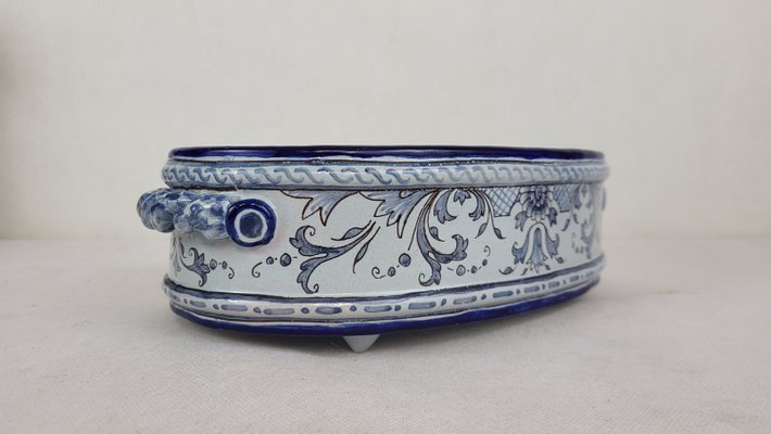 Earthenware Planter / Basin from Nevers Montagnon, 1890s-XYB-2033868