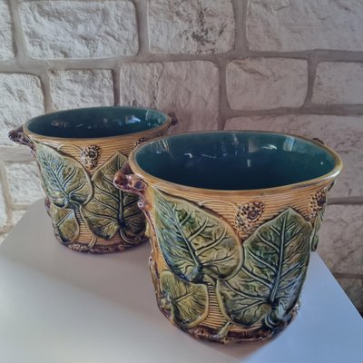 Earthenware Pots, Early 20th Century, Set of 2-GSF-1811038