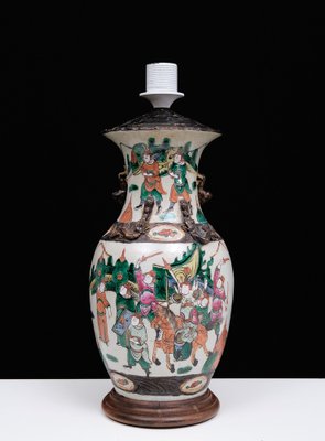 Earthenware Table Lamp, China, 1890s-GCG-1819866