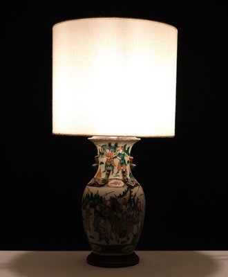 Earthenware Table Lamp, China, 1890s-GCG-1819866