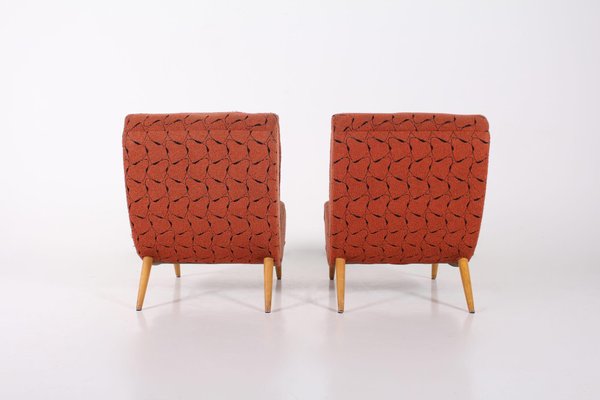 Easy Chair and Ottoman by Norman Bel Geddes, 1950s, Set of 2-OWS-861283