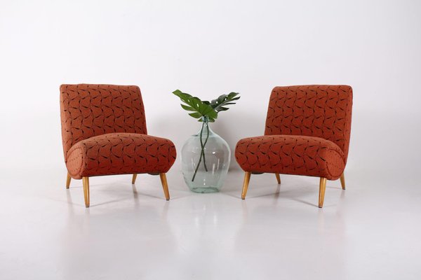 Easy Chair and Ottoman by Norman Bel Geddes, 1950s, Set of 2-OWS-861283