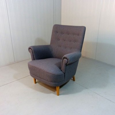 Easy Chair by Carl Malmsten for O.H. Sjögren, Sweden, 1970s-TU-803344