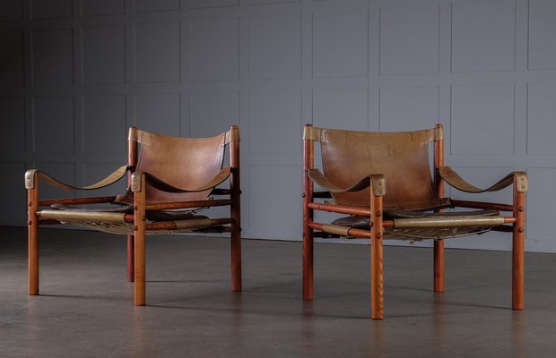 Easy Chairs Model Sirocco attributed to Arne Norell, 1970s, Set of 2-QU-1754816