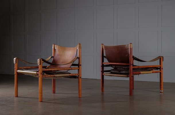 Easy Chairs Model Sirocco attributed to Arne Norell, 1970s, Set of 2-QU-1754816