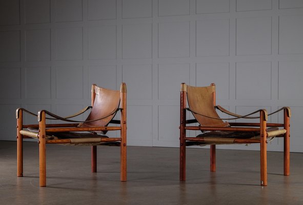 Easy Chairs Model Sirocco attributed to Arne Norell, 1970s, Set of 2-QU-1754816