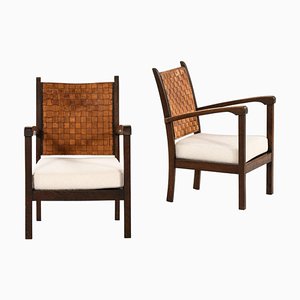 Easy Chairs, Sweden, 1940s, Set of 2-SC-1446539