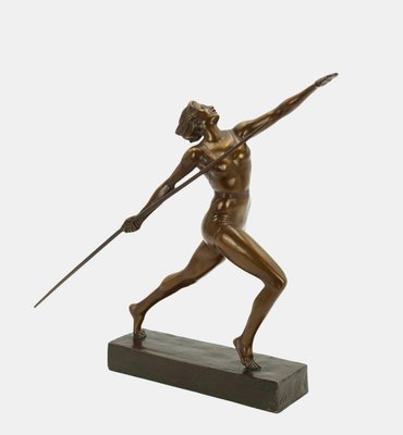 Eberhard Encke, Female Javelin Thrower, 1932, Bronze-TPH-2038090