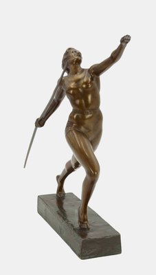 Eberhard Encke, Female Javelin Thrower, 1932, Bronze-TPH-2038090